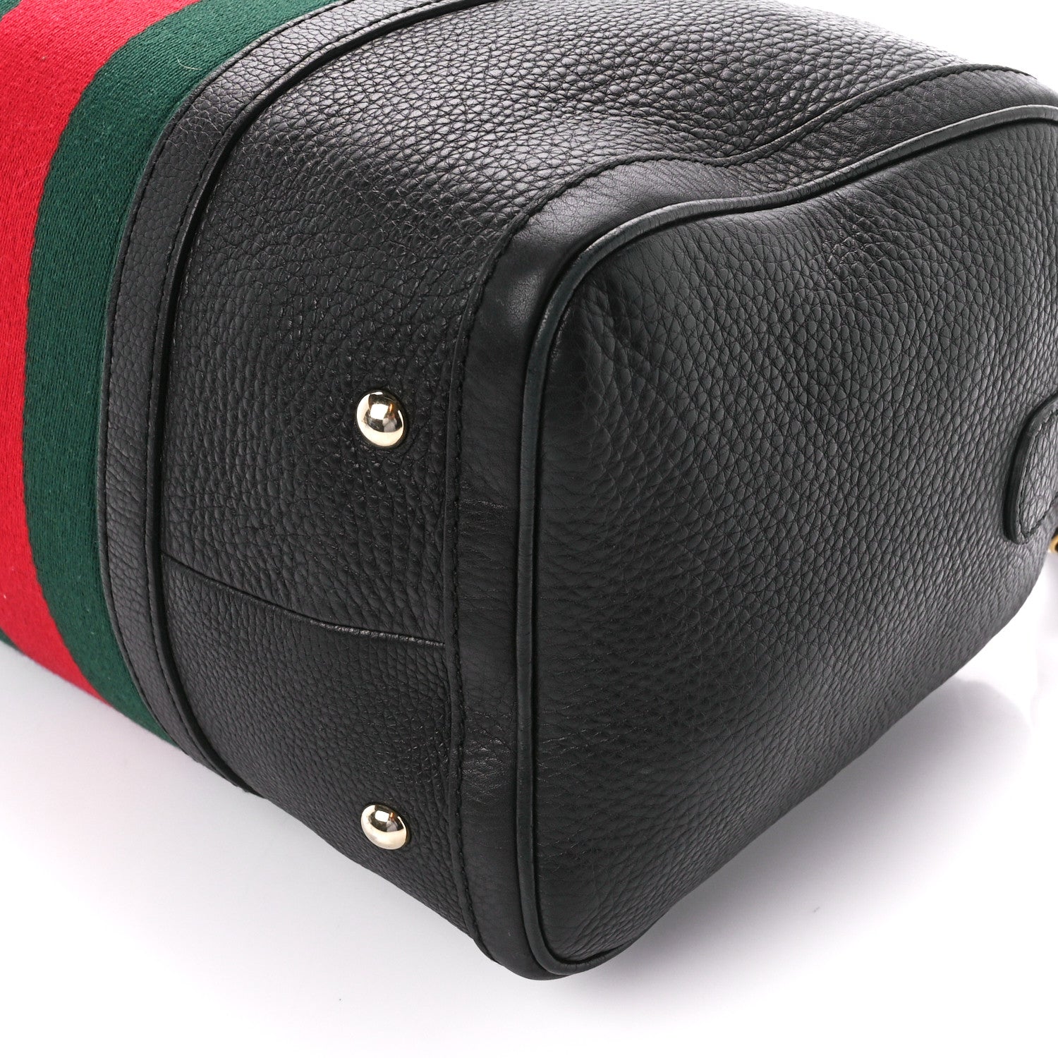 Gucci Calfskin Vintage Web Medium Boston Black 12 of 12