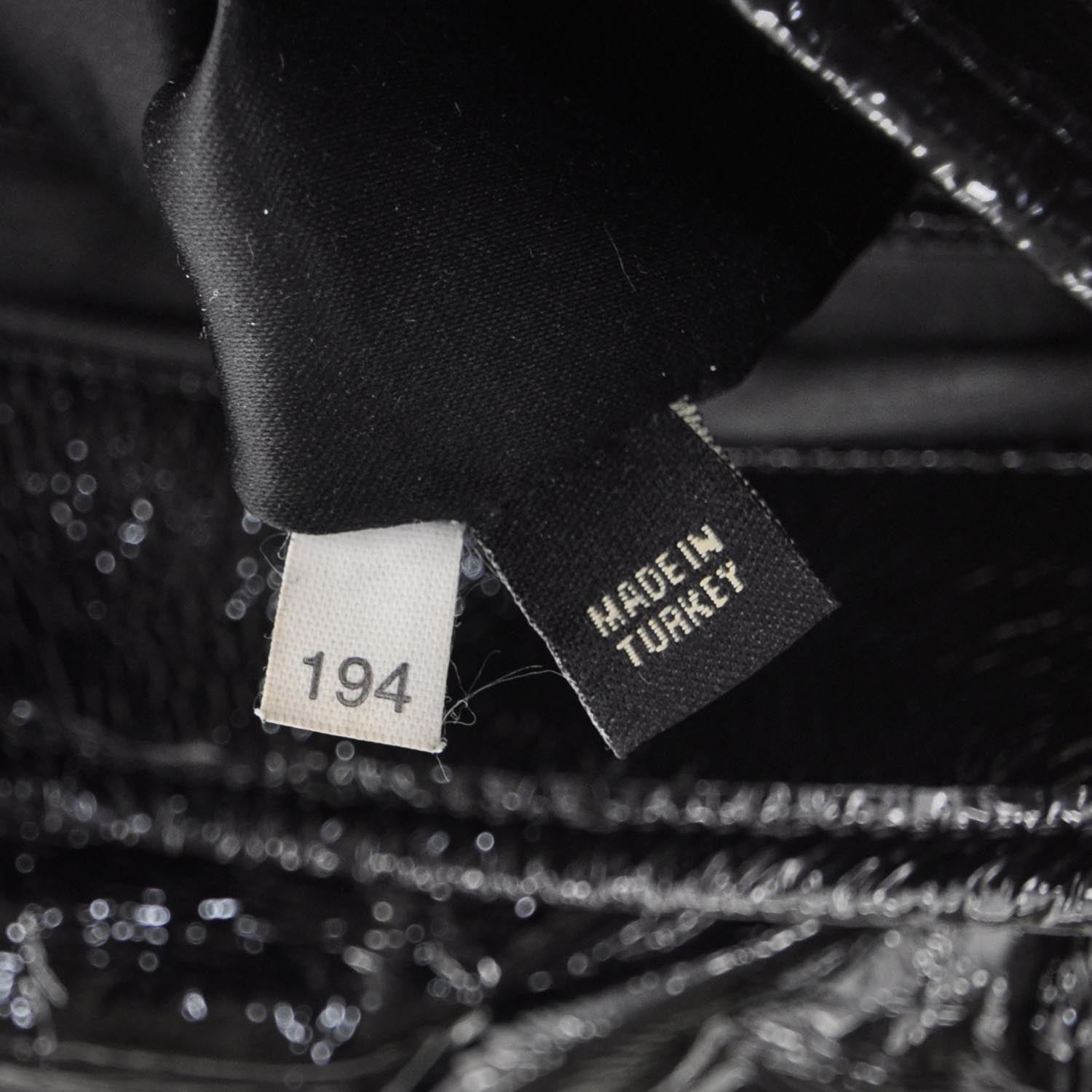 Miu Miu Patent Leather Small Matelasse Coffer Black 8 of 9