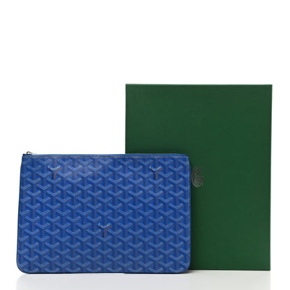 Goyard Goyardine Senat Pochette MM Sky Blue 8 of 8