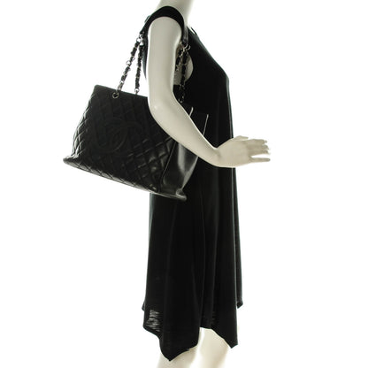 Chanel Caviar Quilted Grand Shopping Tote GST Black 2 of 7