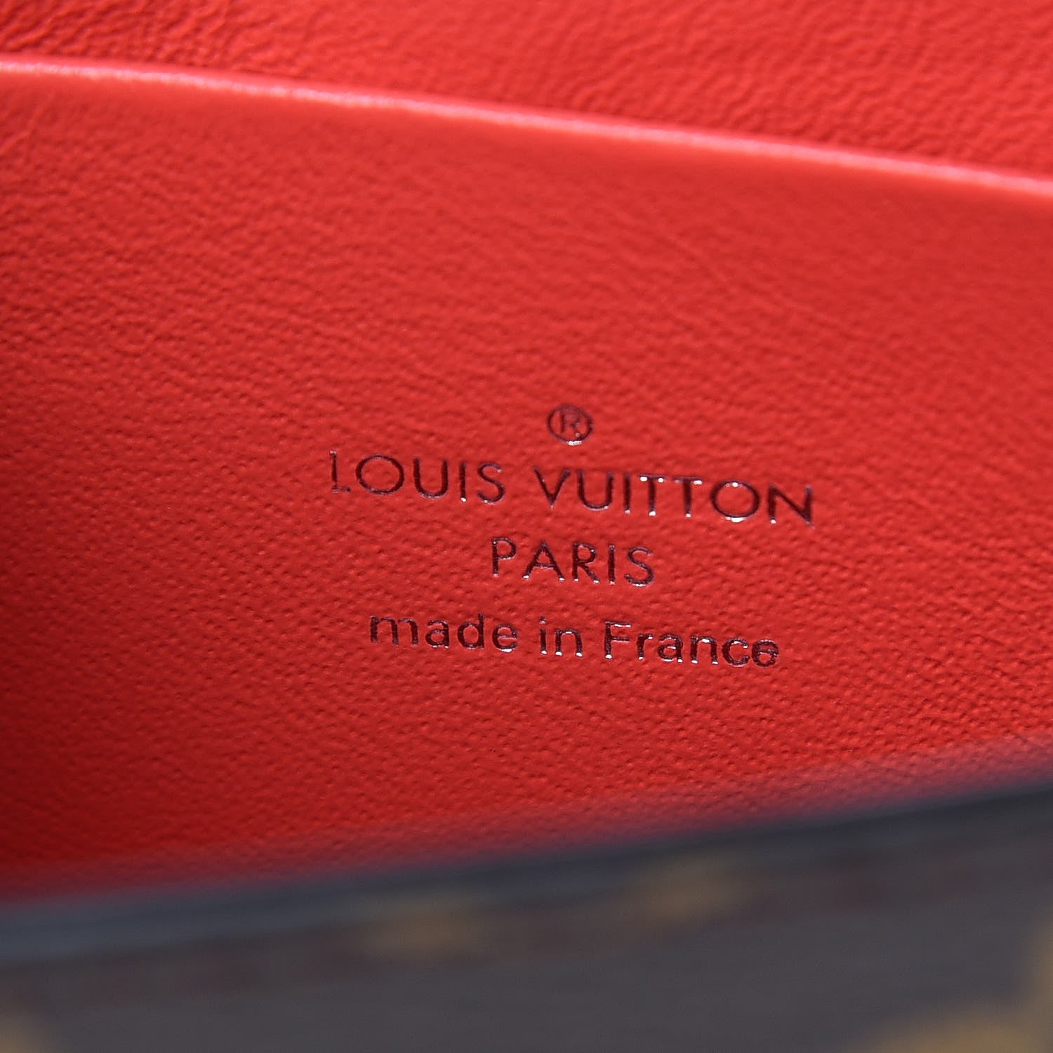 Louis Vuitton Monogram Tribal Mask Pochette PM Rouge 5 of 9
