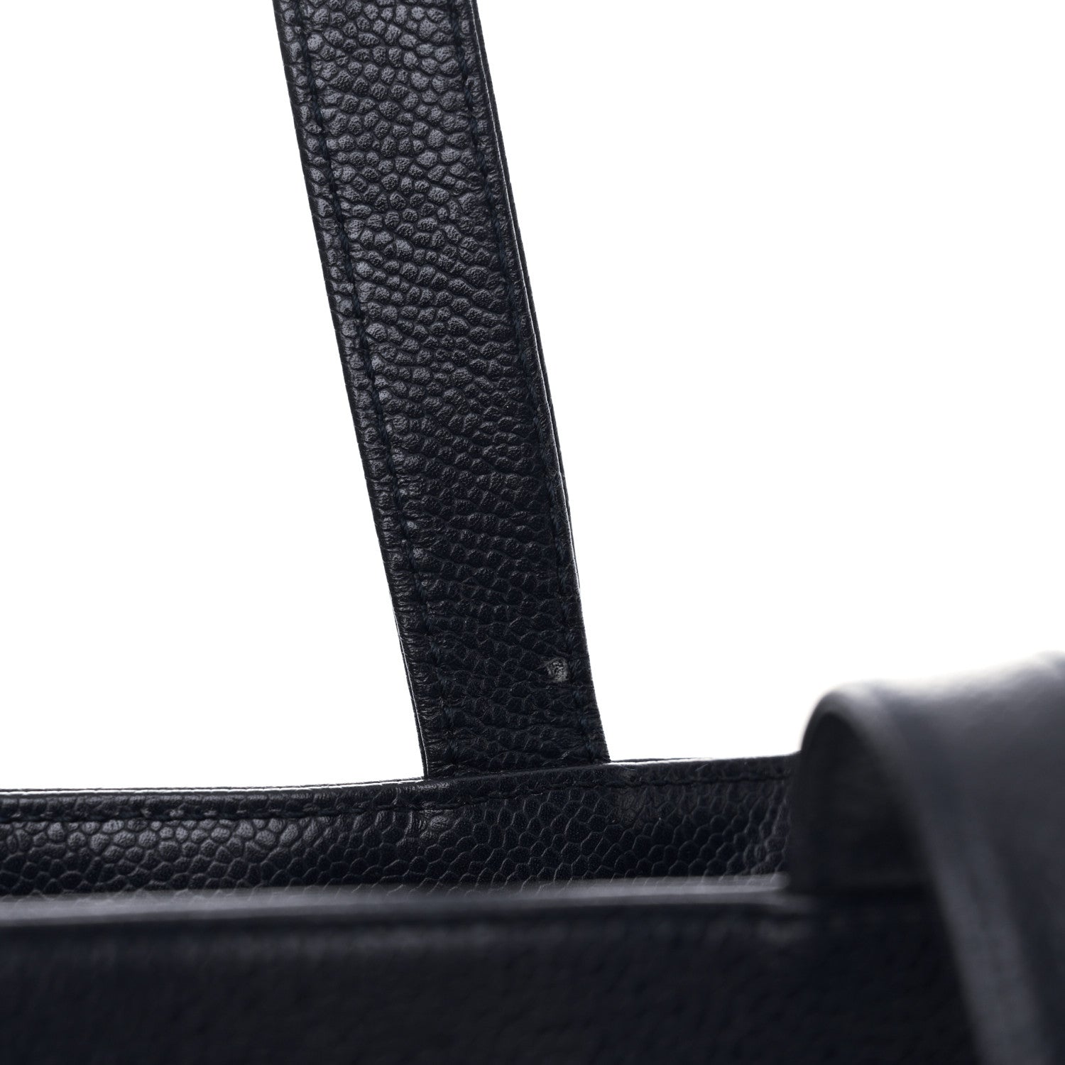 Chanel Caviar Shopping Tote Navy 15 of 18