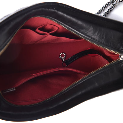 Chanel Aged Calfskin Chevron Quilted Medium Gabrielle Hobo Black 5 of 11