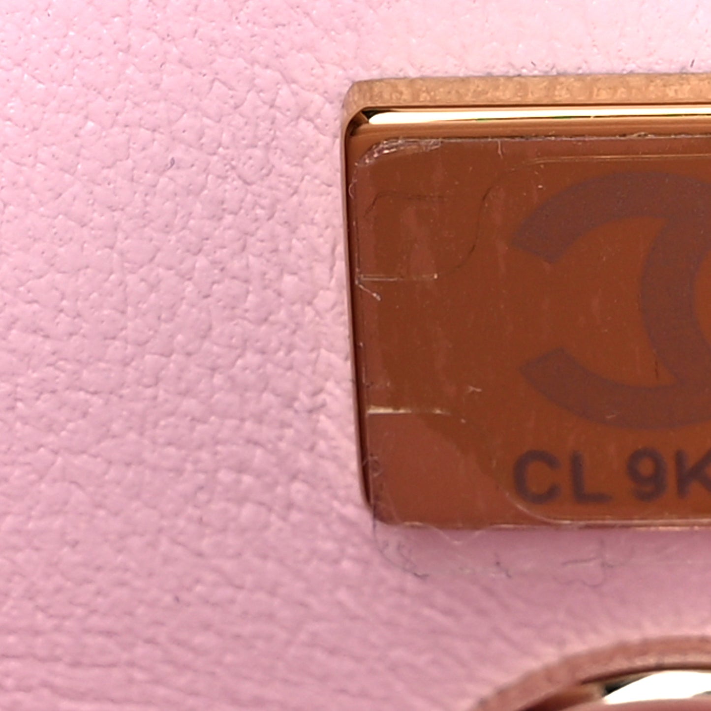 Caviar Quilted Mini Coco Handle Flap Light Pink