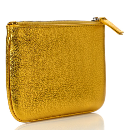 Balenciaga Metallic Calfskin Everyday XS Pouch Gold 3 of 10