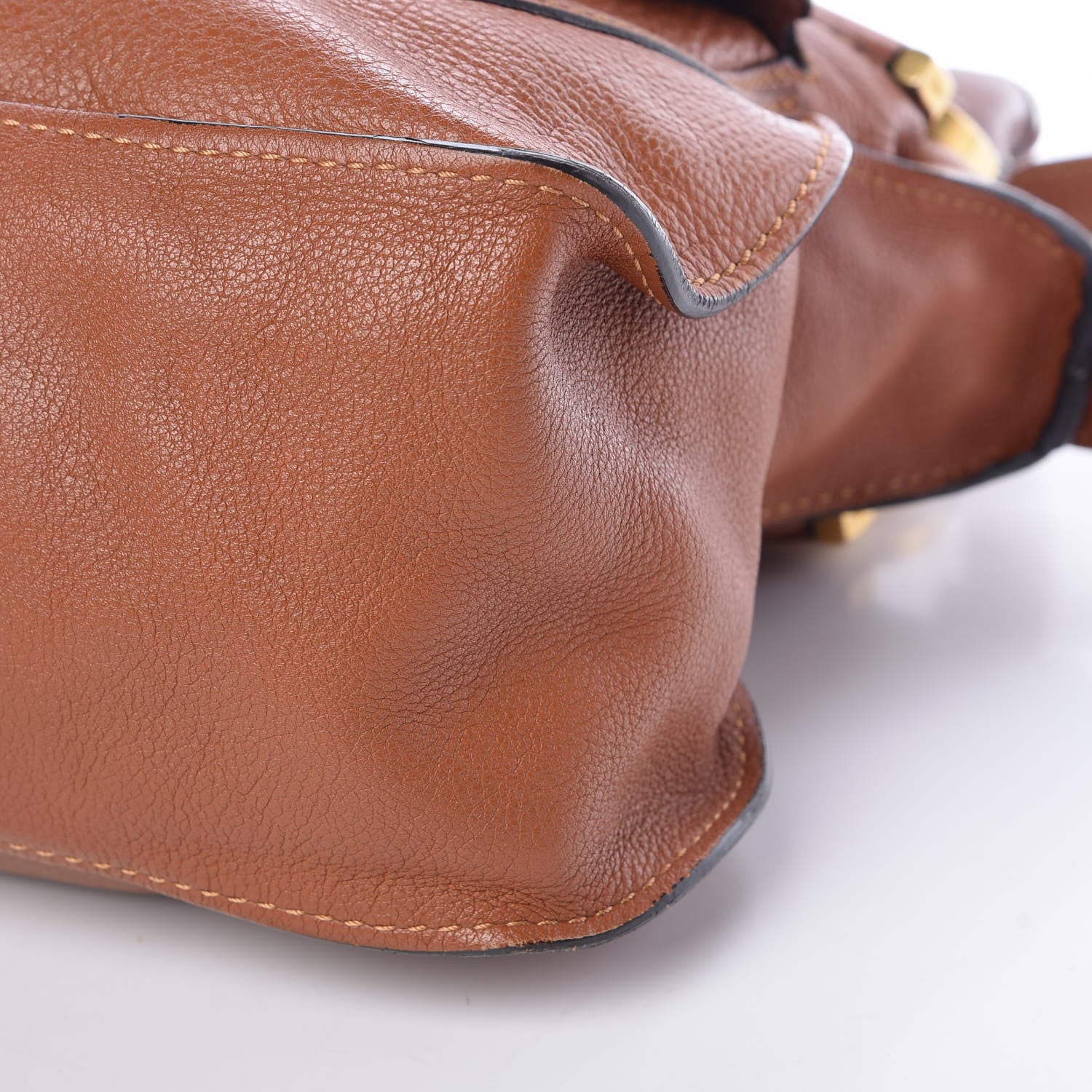 Chloe Calfskin Medium Marcie Satchel Tan 21 of 22