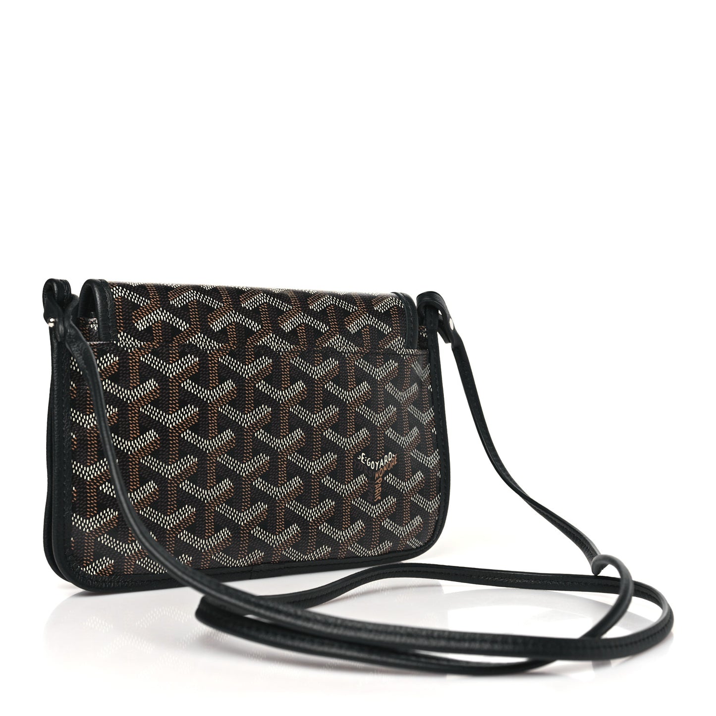 Goyardine Plumet Wallet Clutch Black