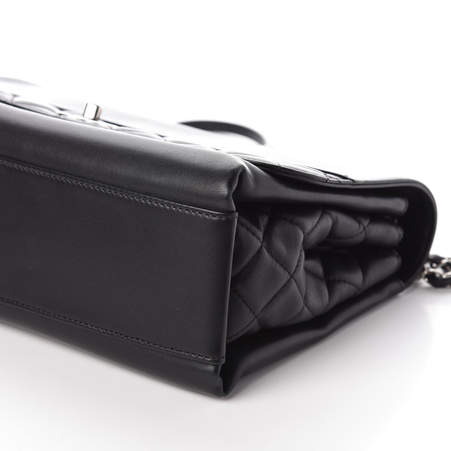 Chanel Calfskin Jumbo Tramezzo Flap Black 10 of 15