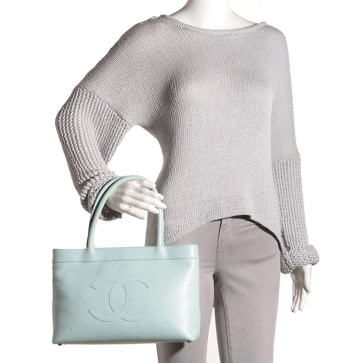 Caviar CC Tote Light Blue