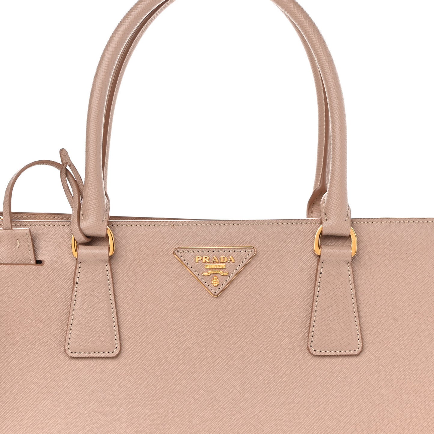Saffiano Lux Medium Tote Cammeo