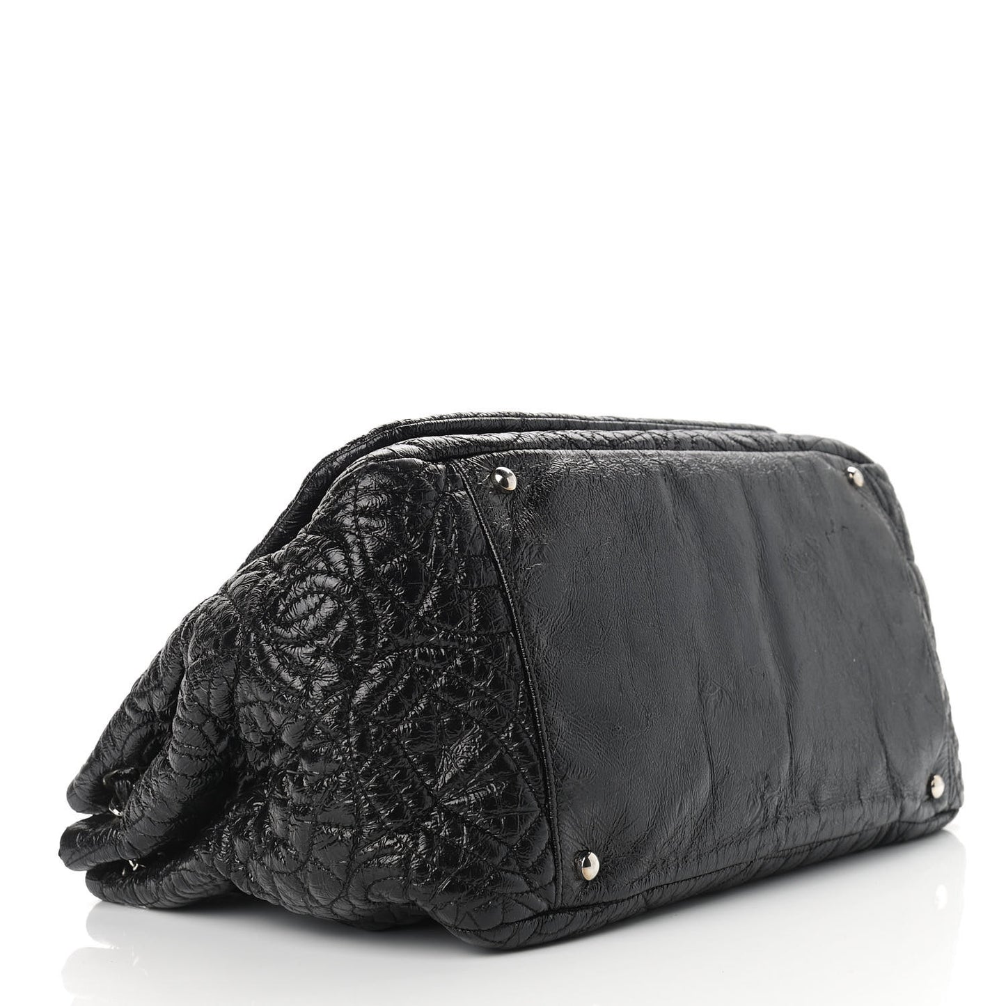 Vinyl Graphic Edge Accordion Flap Black
