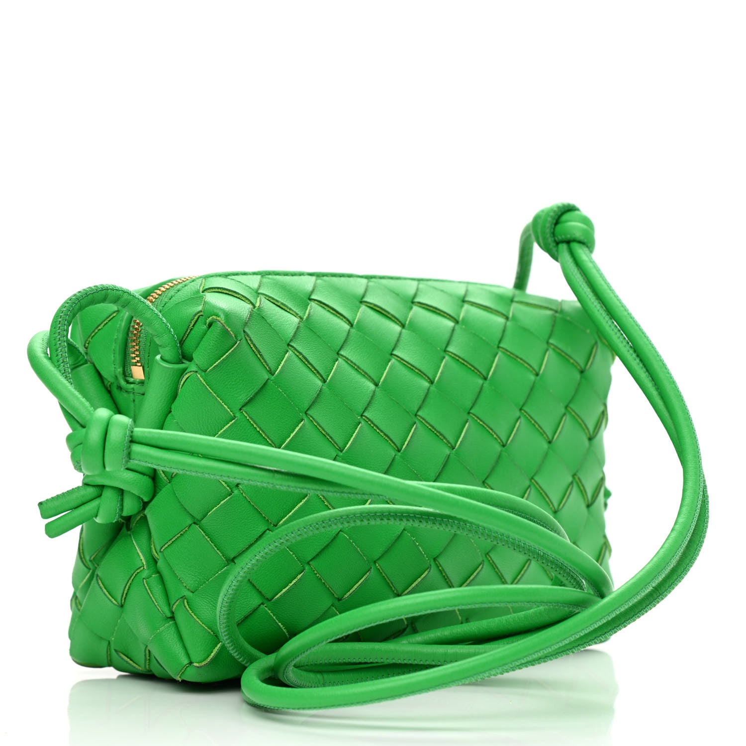 Bottega Veneta Nappa Intrecciato Mini Loop Camera Bag Parakeet 3 of 7