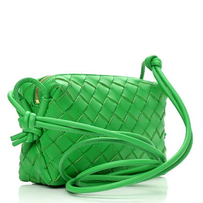 Bottega Veneta Nappa Intrecciato Mini Loop Camera Bag Parakeet 3 of 7
