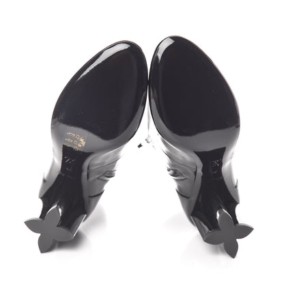Louis Vuitton Patent Silhouette Ankle Boots 39 Black 6 of 6
