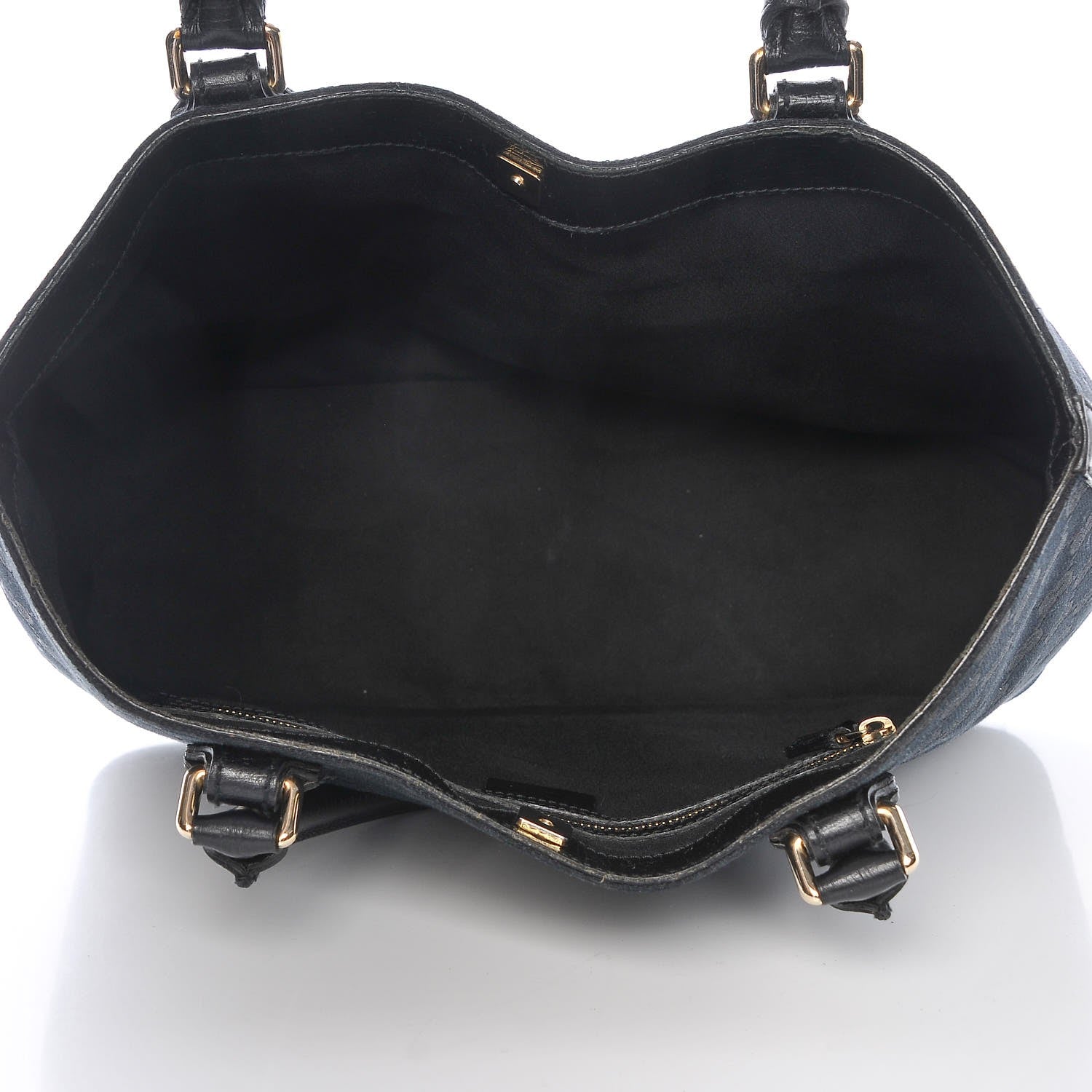 Gucci Monogram Medium Hasler Tote Black 5 of 10