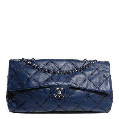 Chanel Calfskin Ultimate Stitch Flap Blue 1 of 8