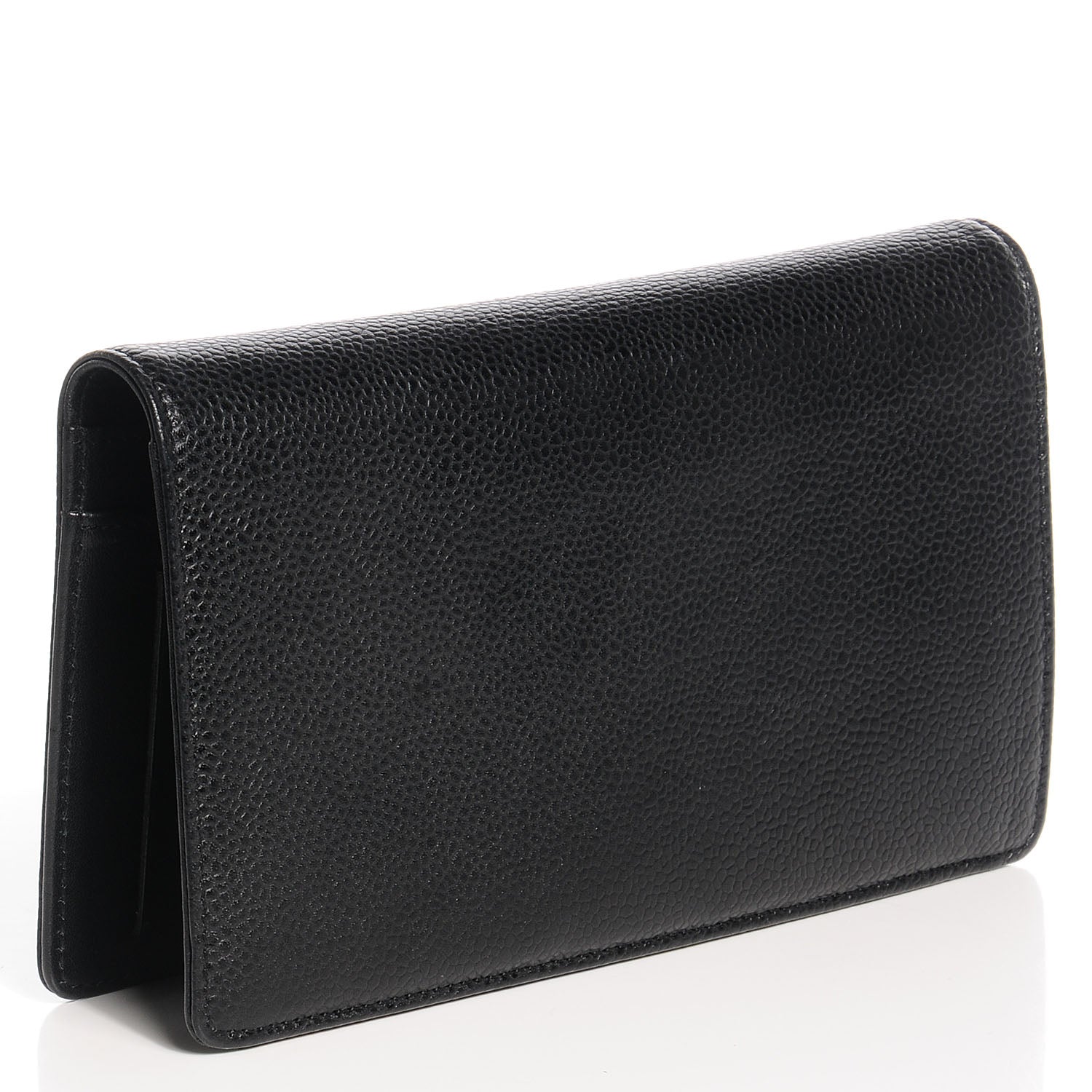 Chanel Caviar Yen CC Wallet Black 3 of 7