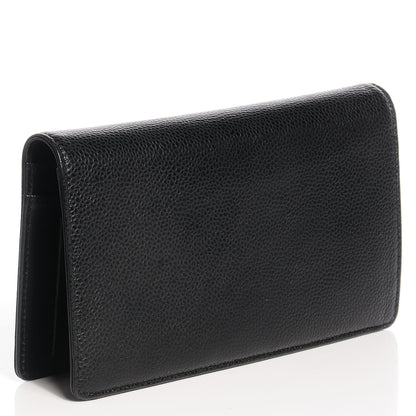 Chanel Caviar Yen CC Wallet Black 3 of 7