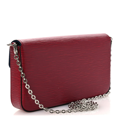 Louis Vuitton Epi Pochette Felicie Cherry Berry 4 of 12