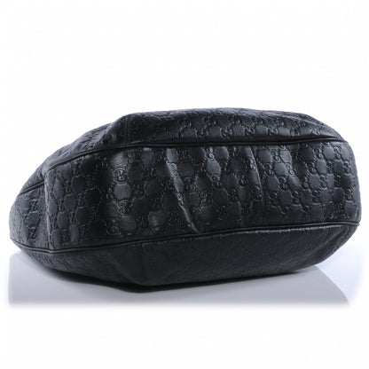 Gucci Guccissima New Ladies Web Hobo Black 4 of 7