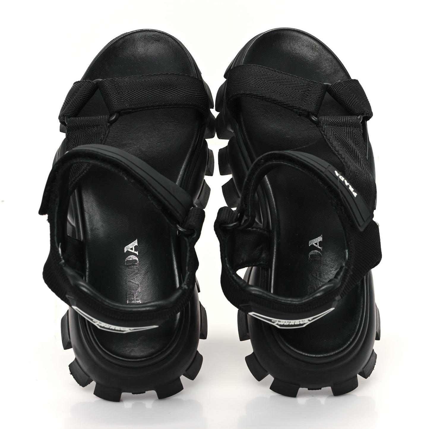 Rubber Nylon Velcro Womens Cloudbust Thunder 50mm Sandals 37 Black
