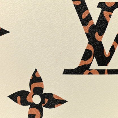 Louis Vuitton Monogram Giant Jungle Neverfull MM Ivory 13 of 13