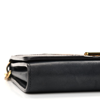 Louis Vuitton Veau Satin Monogram Twist Chain Wallet 6 of 10