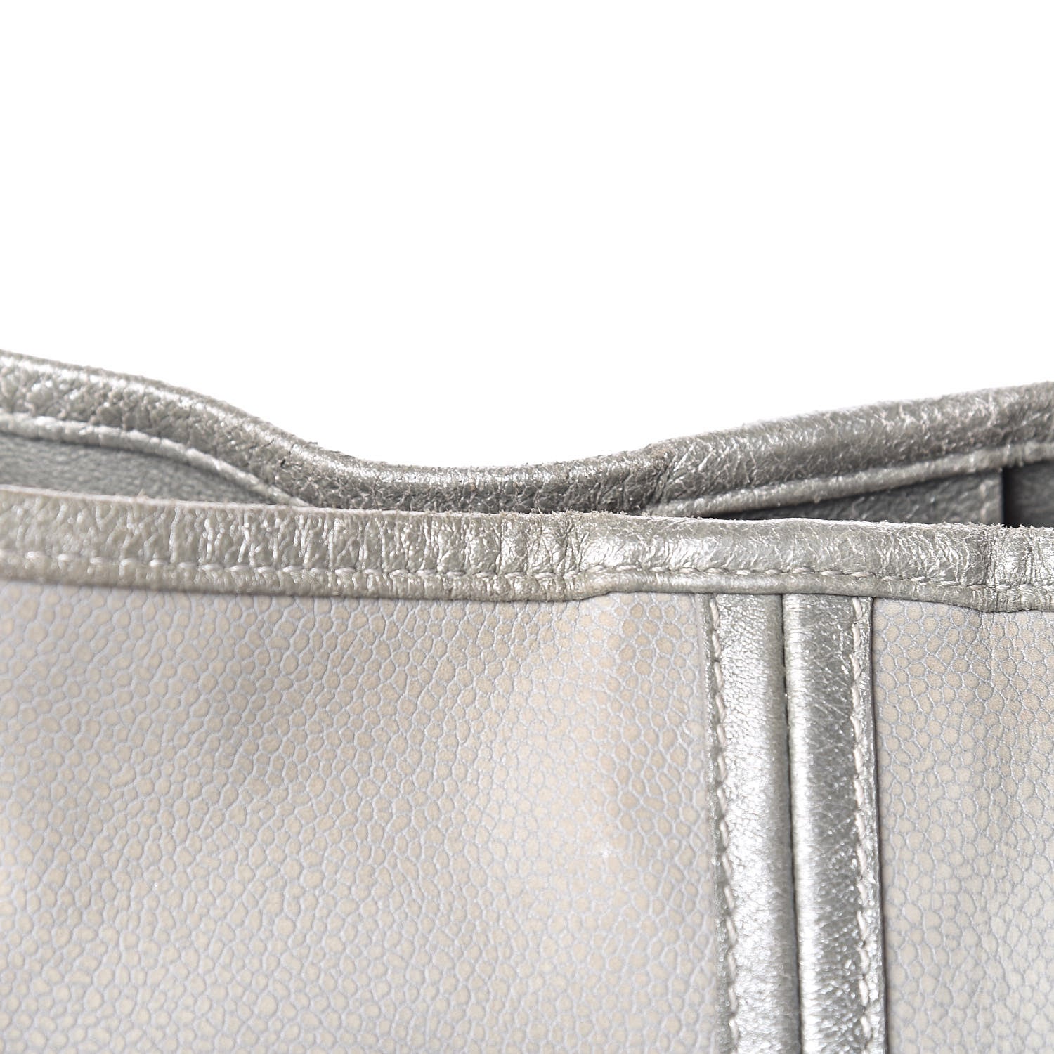 Chanel Iridescent Caviar Camellia Flower Shopping Tote Grey 10 of 12