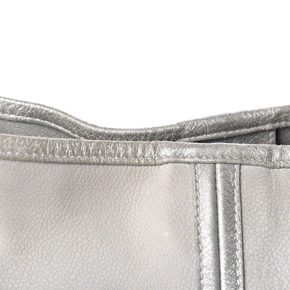 Chanel Iridescent Caviar Camellia Flower Shopping Tote Grey 10 of 12