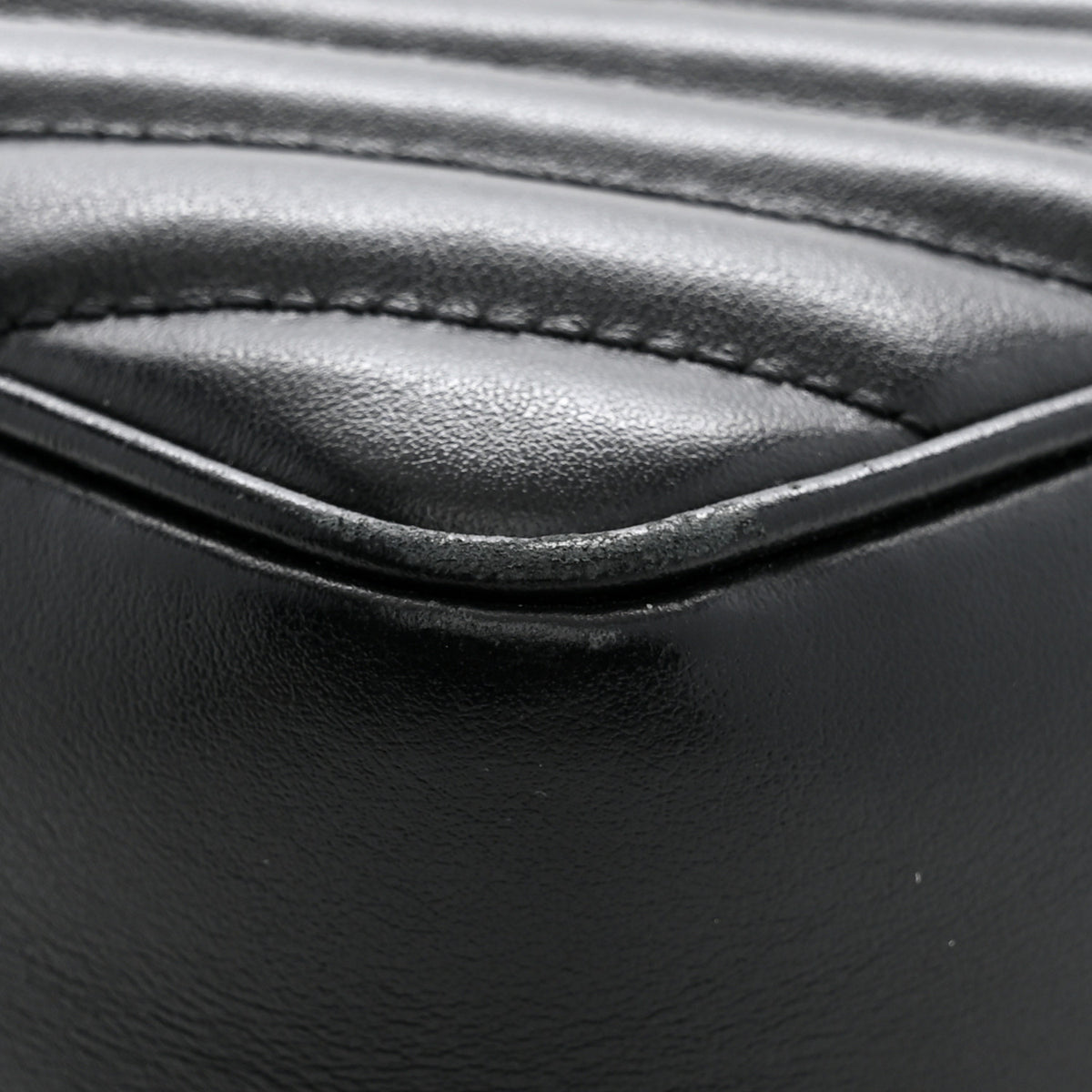 Saint Laurent Calfskin Matelasse Monogram Lou Camera Bag Black 14 of 14