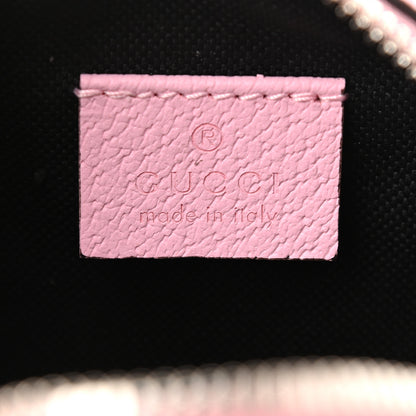Gucci GG Supreme Monogram Psychedelic Round Shoulder Bag Black Multicolor Sugar Pink 6 of 10