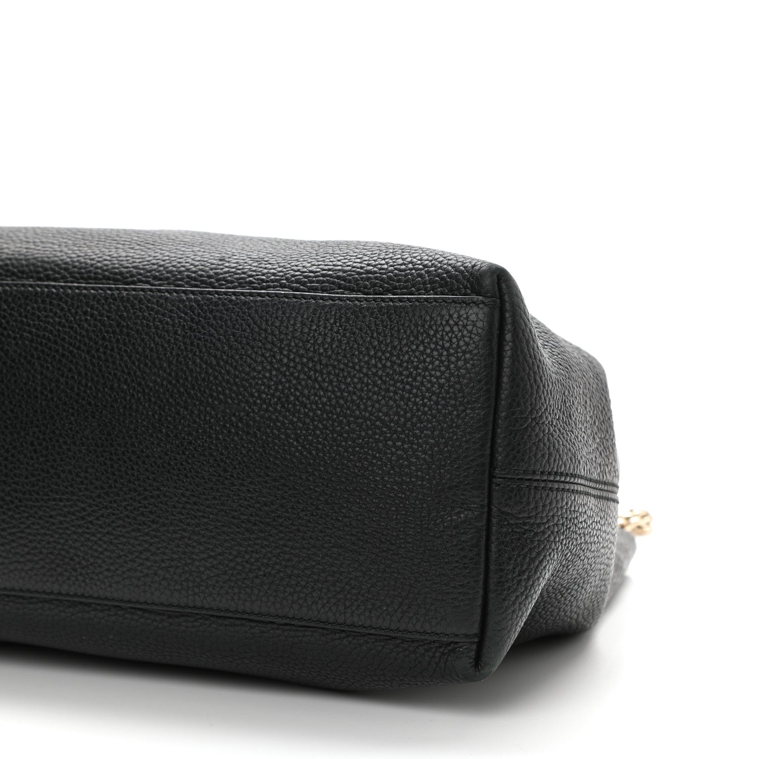 Gucci Pebbled Calfskin Medium Soho Chain Shoulder Bag Black 10 of 16