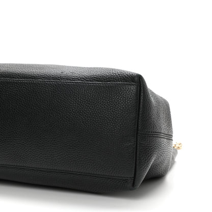 Gucci Pebbled Calfskin Medium Soho Chain Shoulder Bag Black 10 of 16