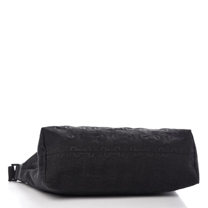 Gucci Horsebit Canvas Glam Tote Black 4 of 7