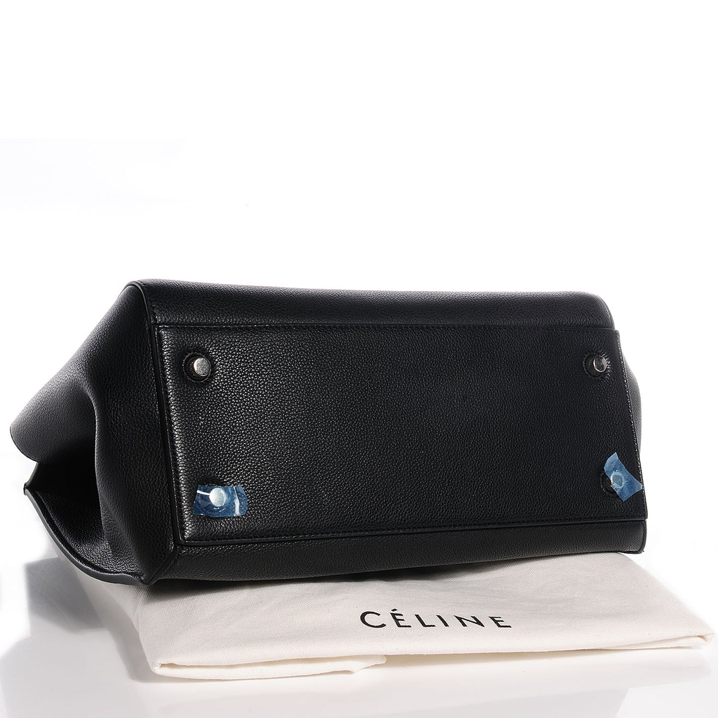 Grained Calfskin Small Edge Shoulder Bag Black