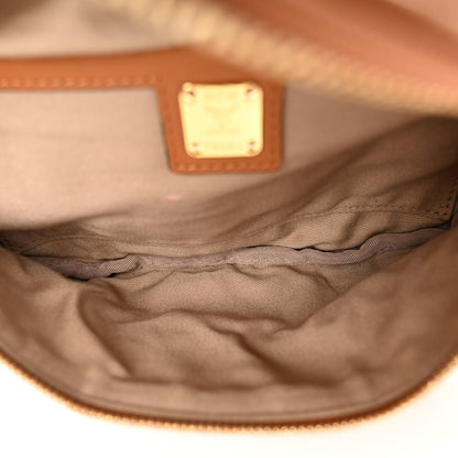 MCM Calfskin Ottomar Monogram Fursten Belt Bag Cognac 5 of 10