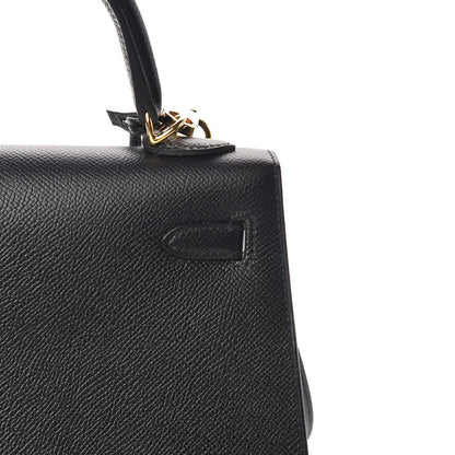 Hermes Epsom Kelly Sellier 25 Black 31 of 34