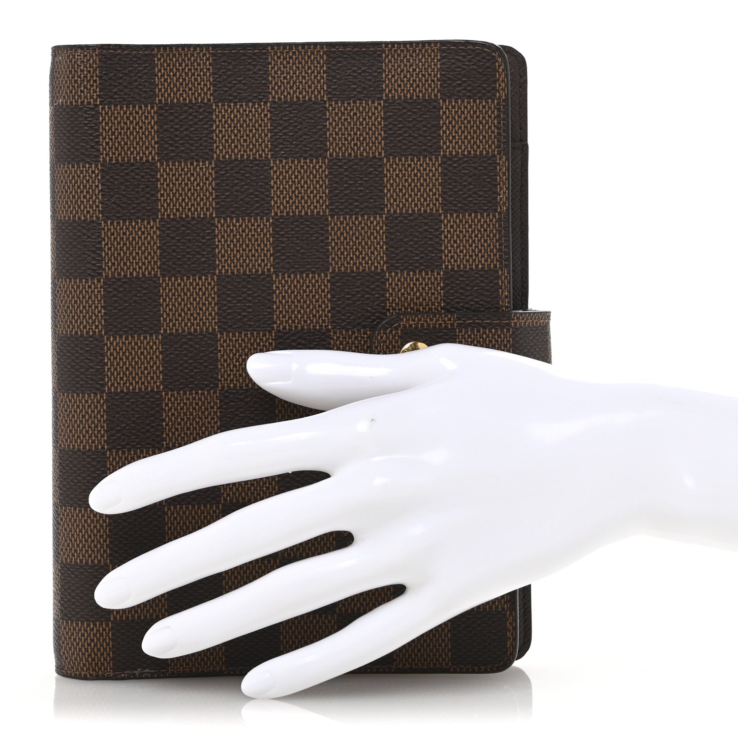 Louis Vuitton Damier Ebene Medium Ring Agenda Cover 2 of 4