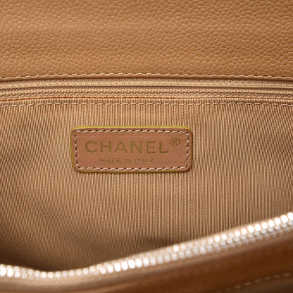 Chanel Caviar Quilted Grand Shopping Tote GST Beige 6 of 16