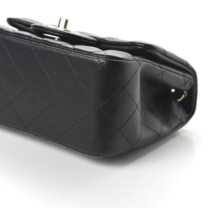 Chanel Lambskin Quilted Mini Square Flap Black 7 of 11