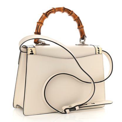 Gucci Calfskin Snakeskin Small Lilith Top Handle Bag White 3 of 8