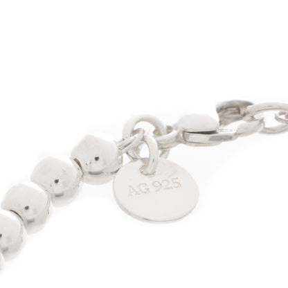 Tiffany Sterling Silver Enamel 4mm Return To Tiffany Heart Tag Bead Bracelet Pink 2 of 4