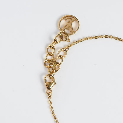 Louis Vuitton Swarovski Crystal Lady Lucky Key Supple Bracelet Gold 8 of 8