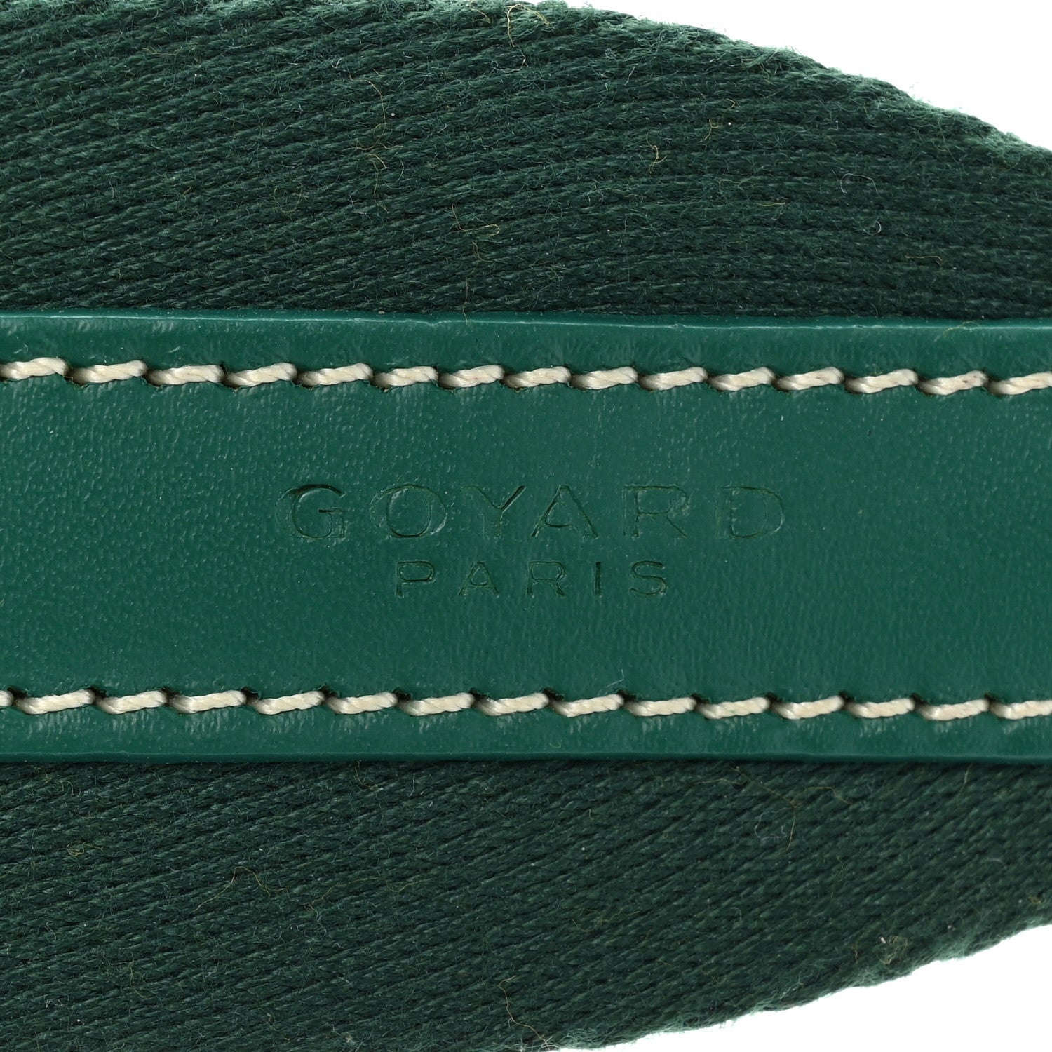 Goyard Canvas Calfskin Adjustable Shoulder Strap Green 4 of 6