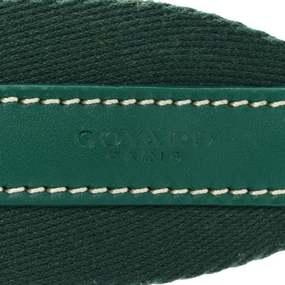 Goyard Canvas Calfskin Adjustable Shoulder Strap Green 4 of 6