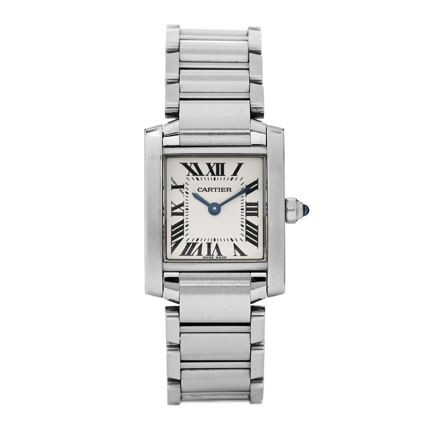 Cartier Stainless Steel 20mm Tank Francaise Quartz Watch 1 of 4