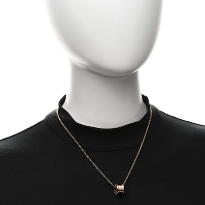 Bulgari 18K Rose Gold B.Zero1 Pendant Necklace 2 of 5
