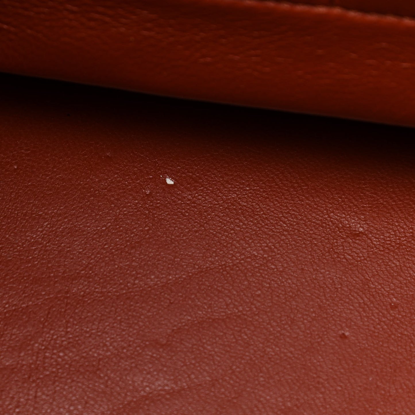 Smooth Calfskin Suede Medium Tri-Color Trapeze Terracotta
