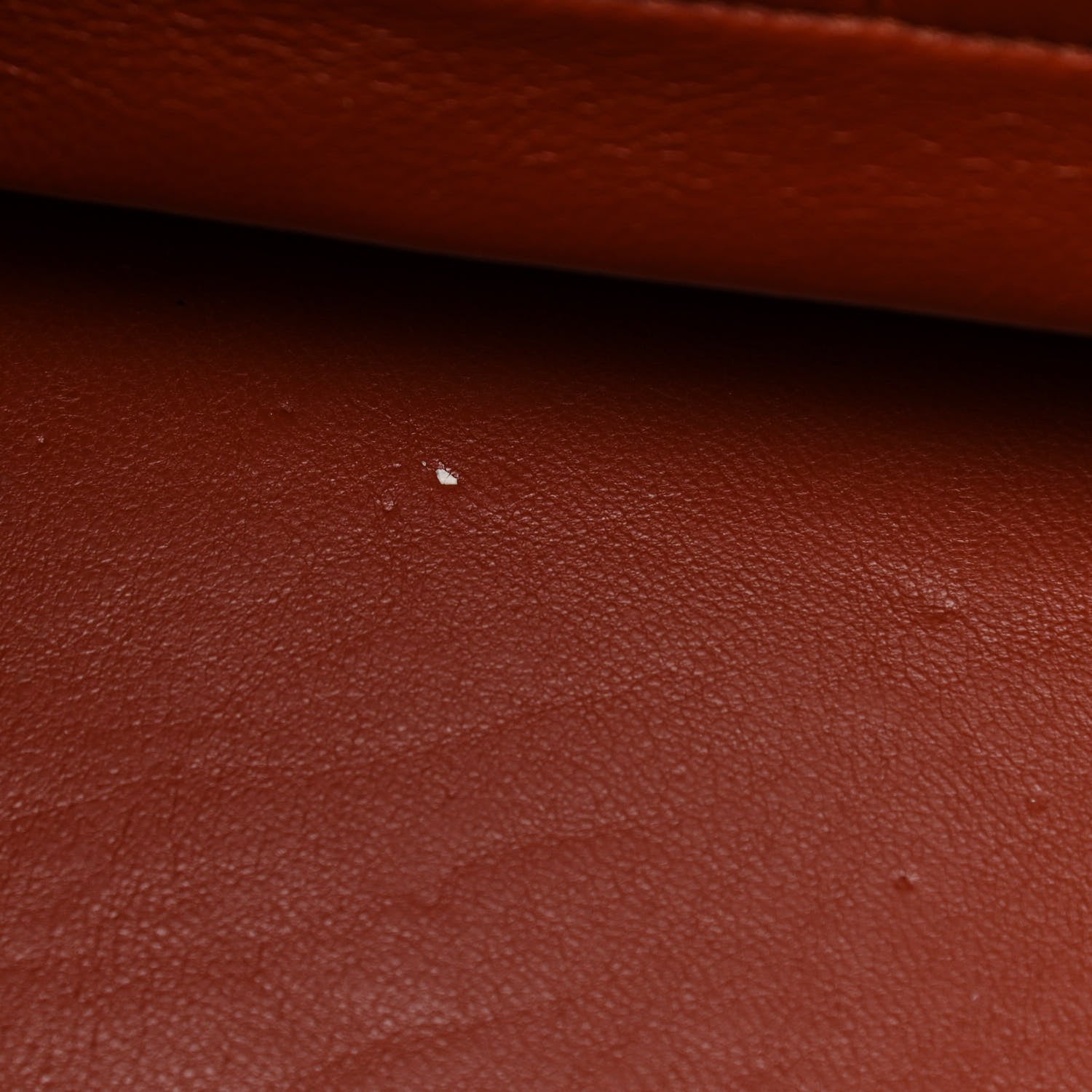 Celine Smooth Calfskin Suede Medium Tri-Color Trapeze Terracotta 9 of 9