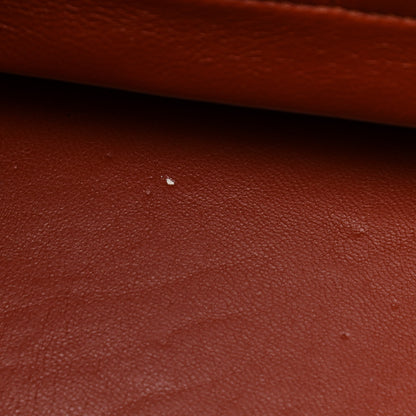 Celine Smooth Calfskin Suede Medium Tri-Color Trapeze Terracotta 9 of 9